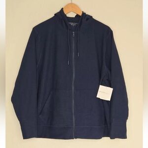Beyond Yoga Spacedye Everyday Zip Hoodie Navy Plus Size 1X Womens NEW